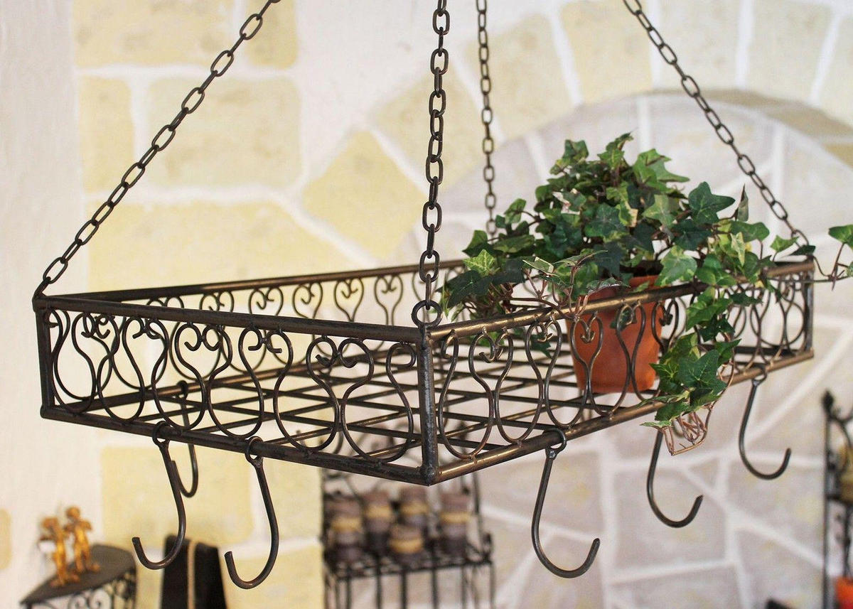 TOPFHÄNGER Metall Braun 65 cm - Braun, Metall (40/10/65cm) - DanDiBo