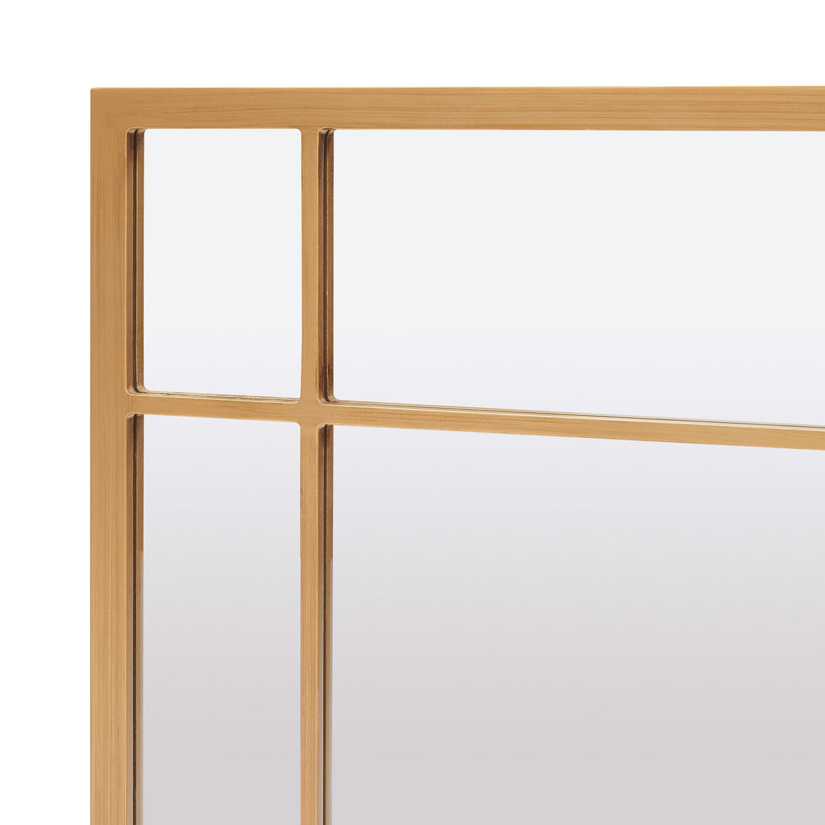 WANDSPIEGEL Colobraro - Goldfarben, Glas/Holzwerkstoff (60/90/1.8cm) - [en.casa]