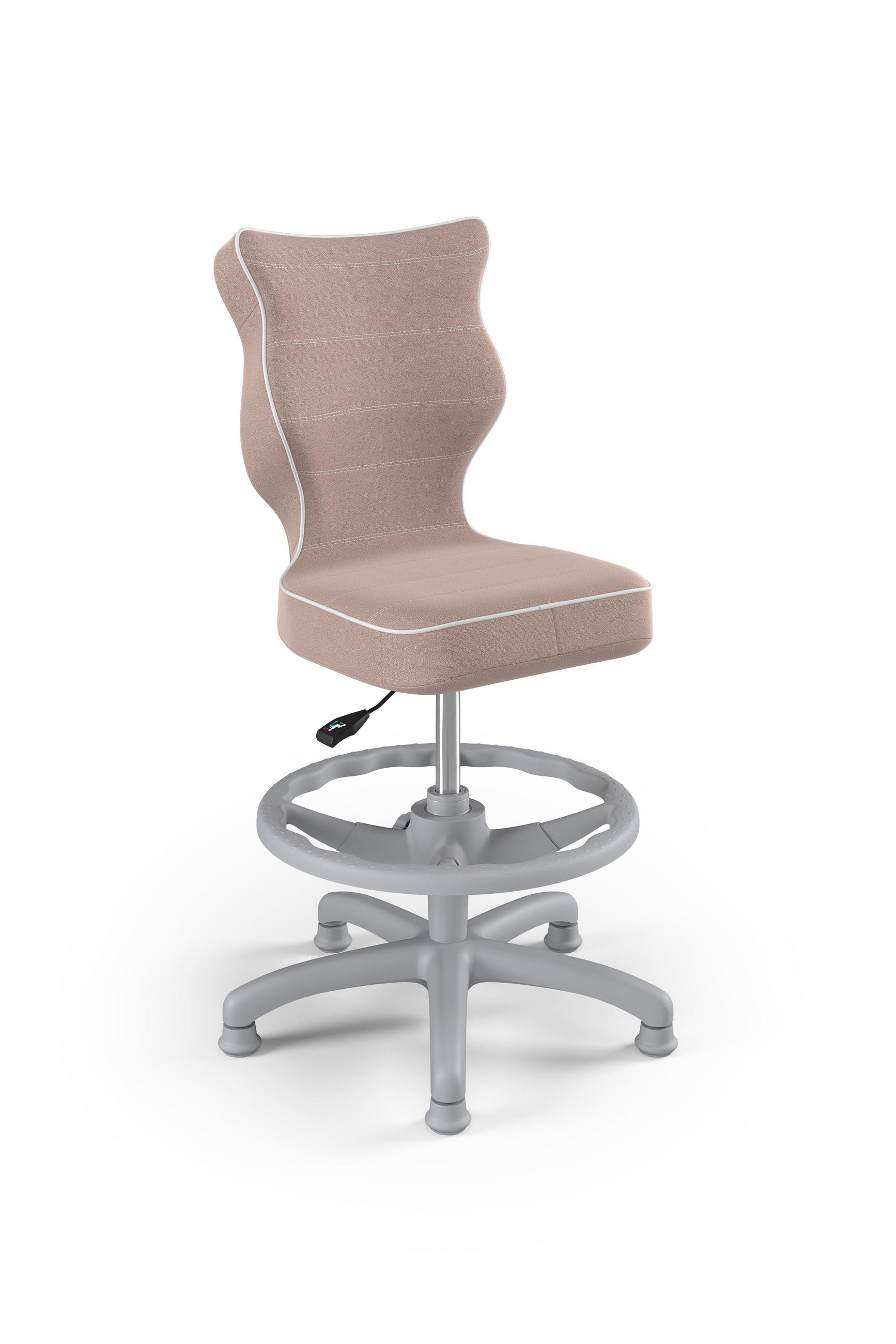 KINDERSTUHL Petit mit Fußstütze - Weiß, Textil (66/90/66cm) - RAUMHIRSCH FURNITURE
