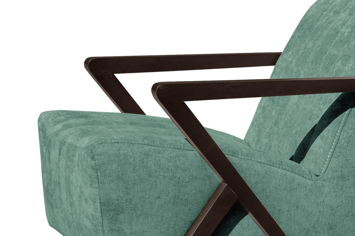 SESSEL LEBRON, grün - Grün, Holzwerkstoff/Textil (65/82/79cm) - Courtois Laville