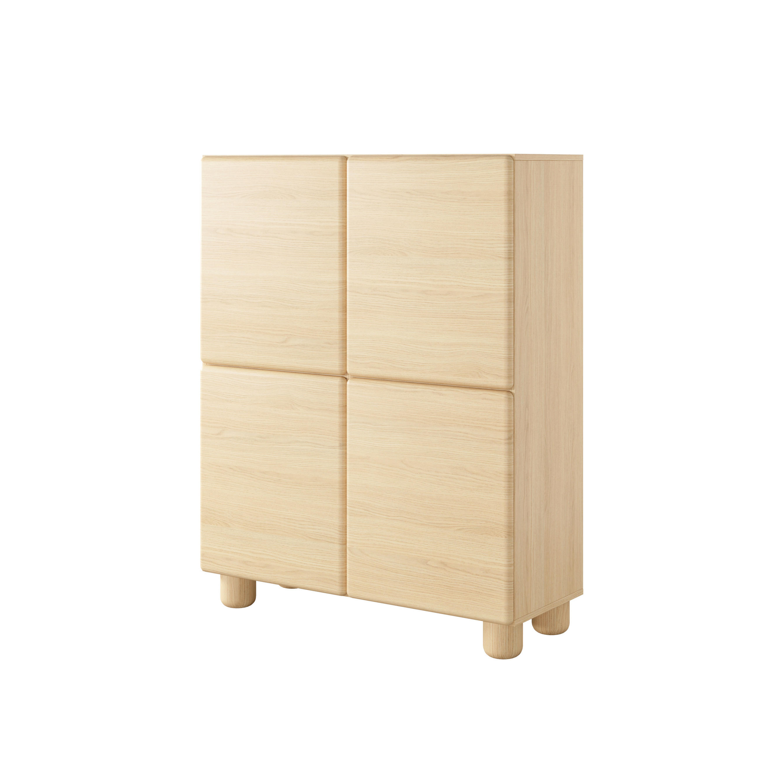 KOMMODE: Vicenza-Eiche, 100 x 125,2 x 38 cm - Eichefarben, Holzwerkstoff (100/125.2/38cm) - 3XE LIVING