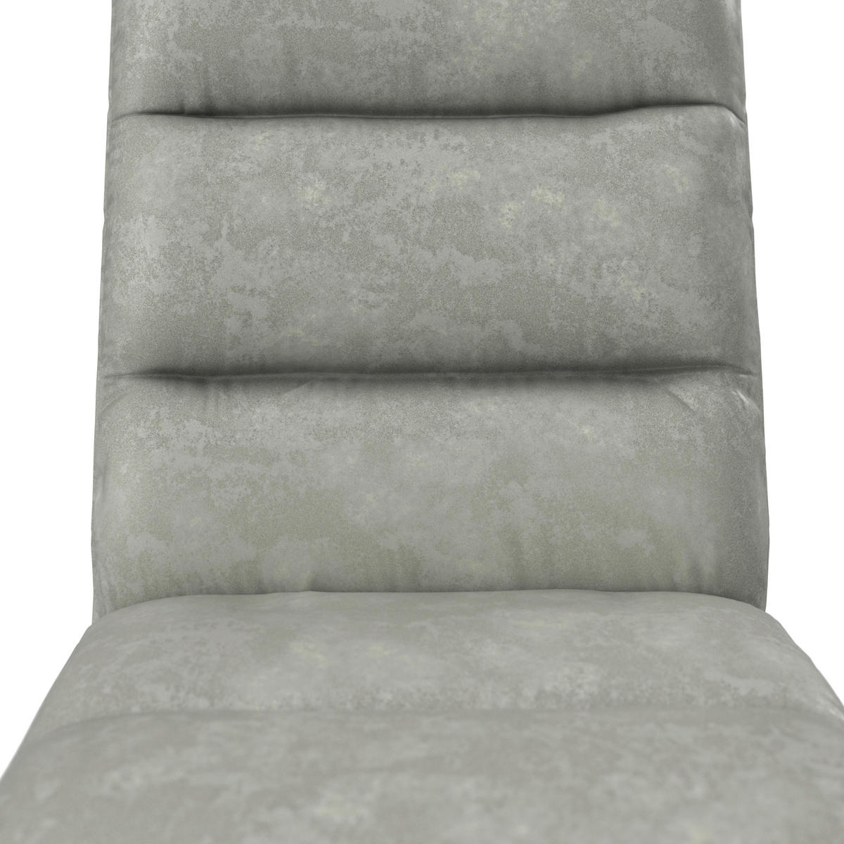 STUHL Kona Hellgrau Webstoff Gepolstert - Hellgrau, Holz (51/90/62cm) - Bessagi Home