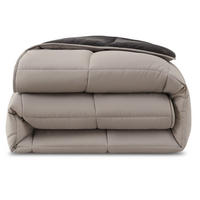 PLÜSCH Steppbett Bi-Color grau 135x200 - Grau, Textil (135/200cm) - wometo