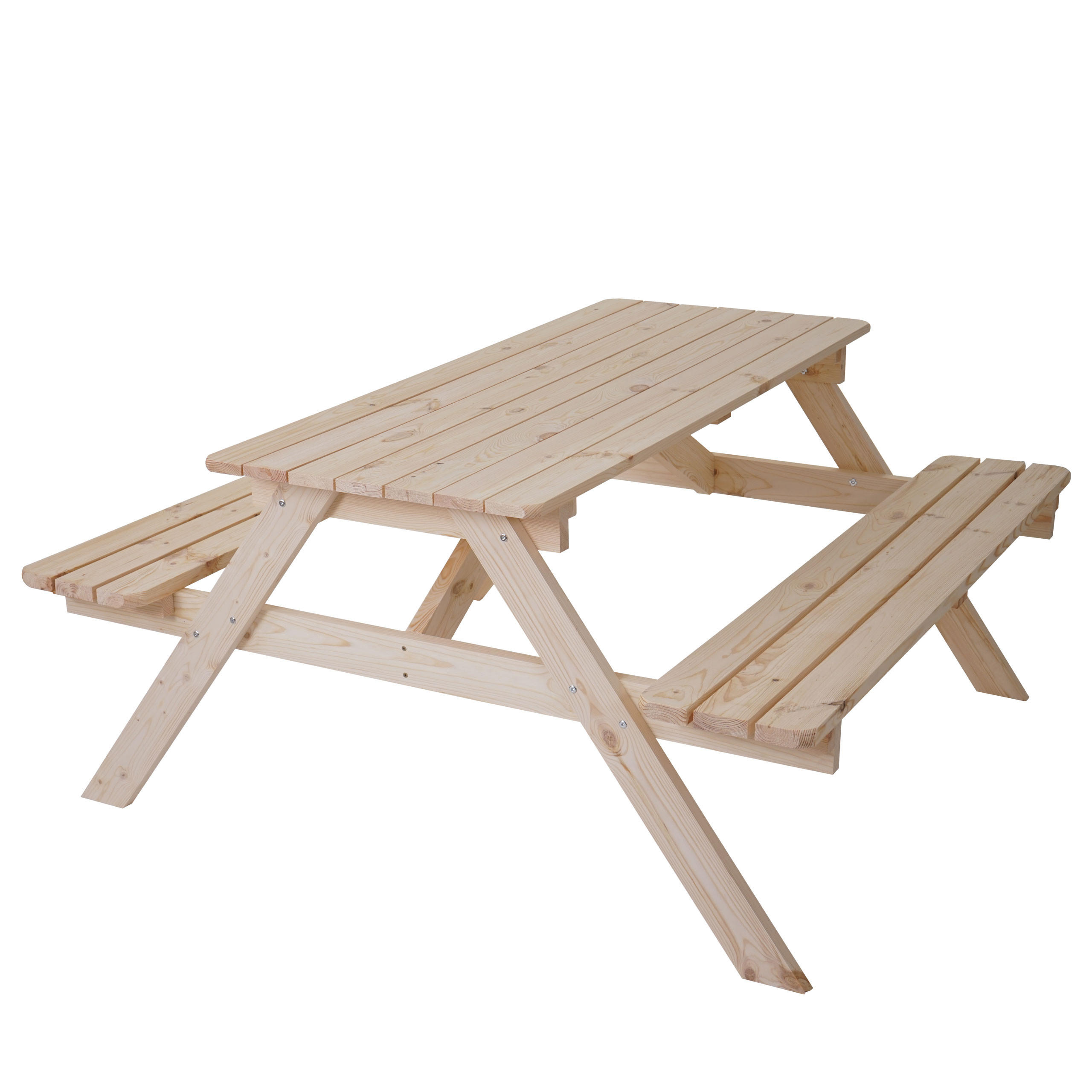 BIERGARTEN-GARNITUR Braun - Braun, Holz - MCW