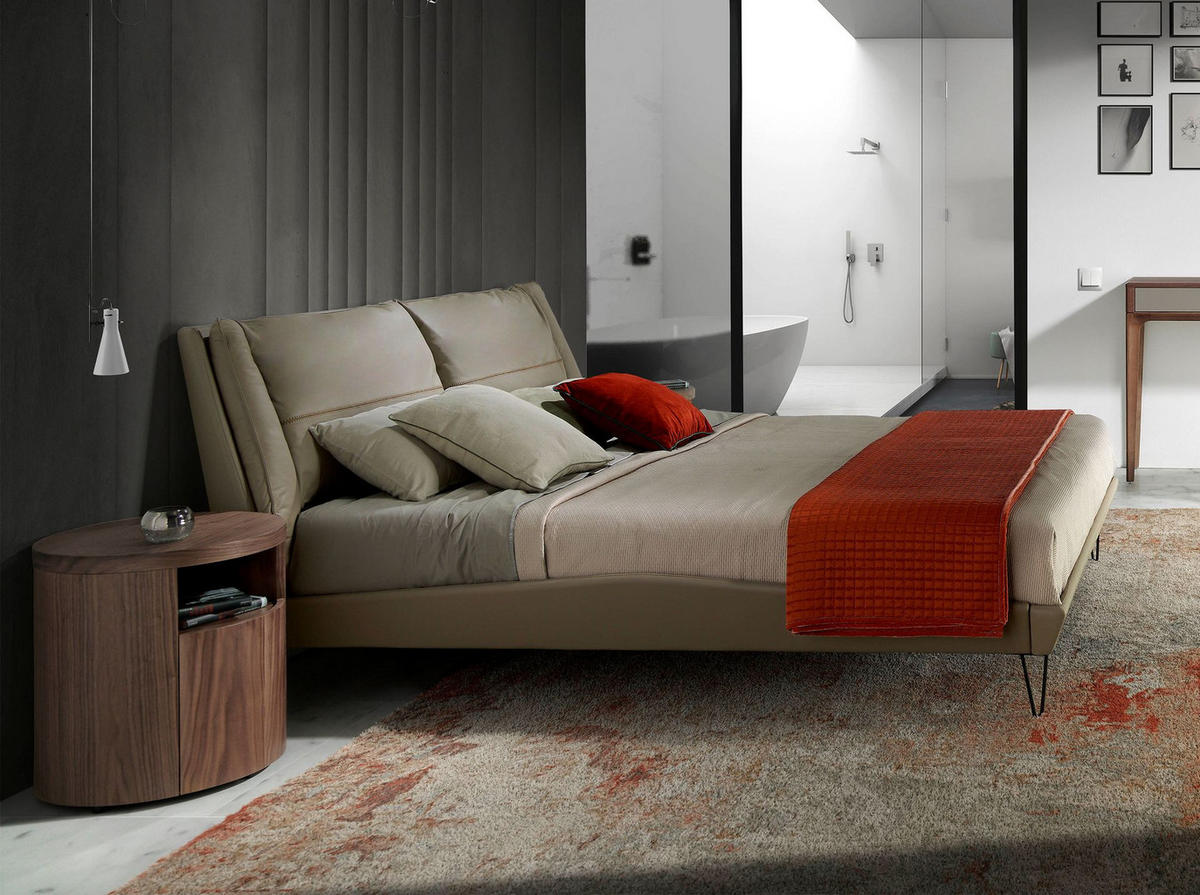 NACHTSCHRANK Nachttisch Nussbaum Ø48/55 cm - Nussbaumfarben, Holz (48/55/48cm) - ANGEL CERDA