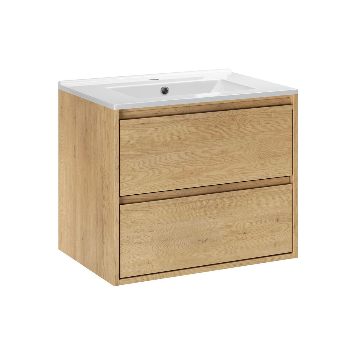 UMIVAONIK 61cm Edmé Drvo - smeđa, drvni materijal (61/52/46cm) - Petits-meubles