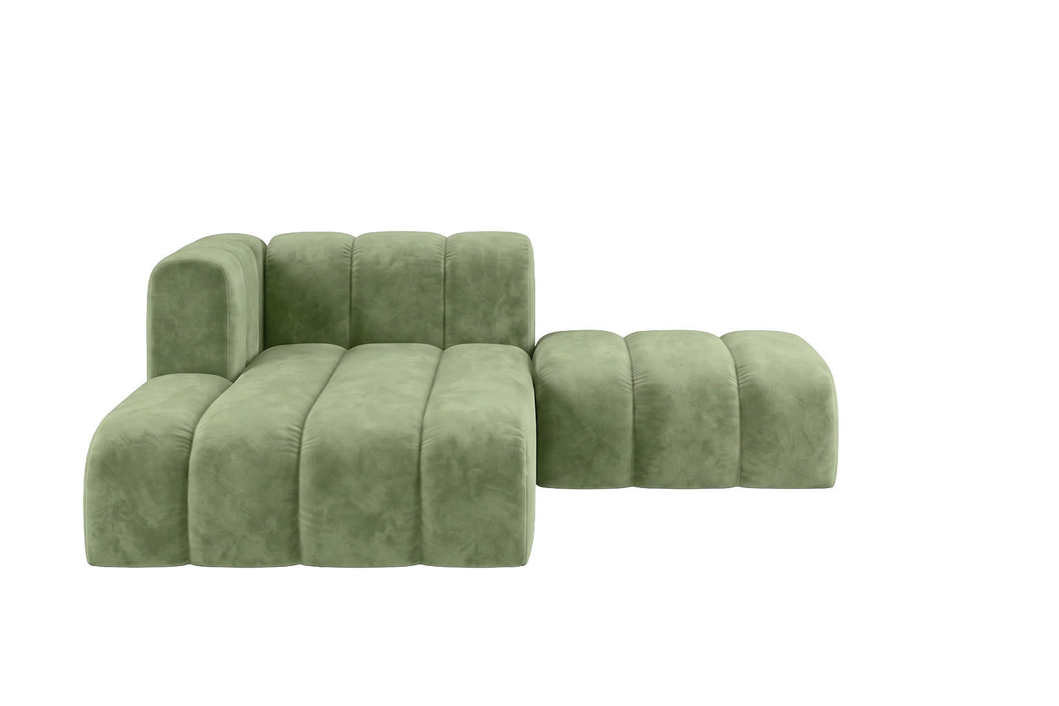 Kaiser Möbel Chaiselongue Olivgrün 204x179 cm