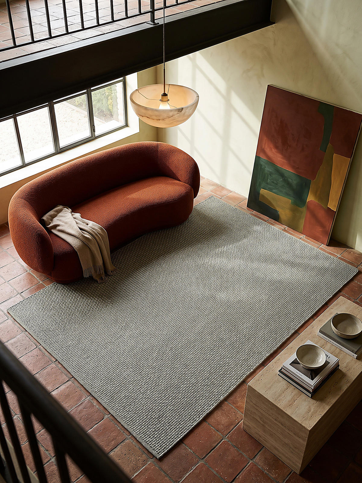 FLACHWEBTEPPICH Uni BROYE Polypropylen Grün 160 x 230 cm - Grün, Textil (160/230cm) - KADIMA DESIGN