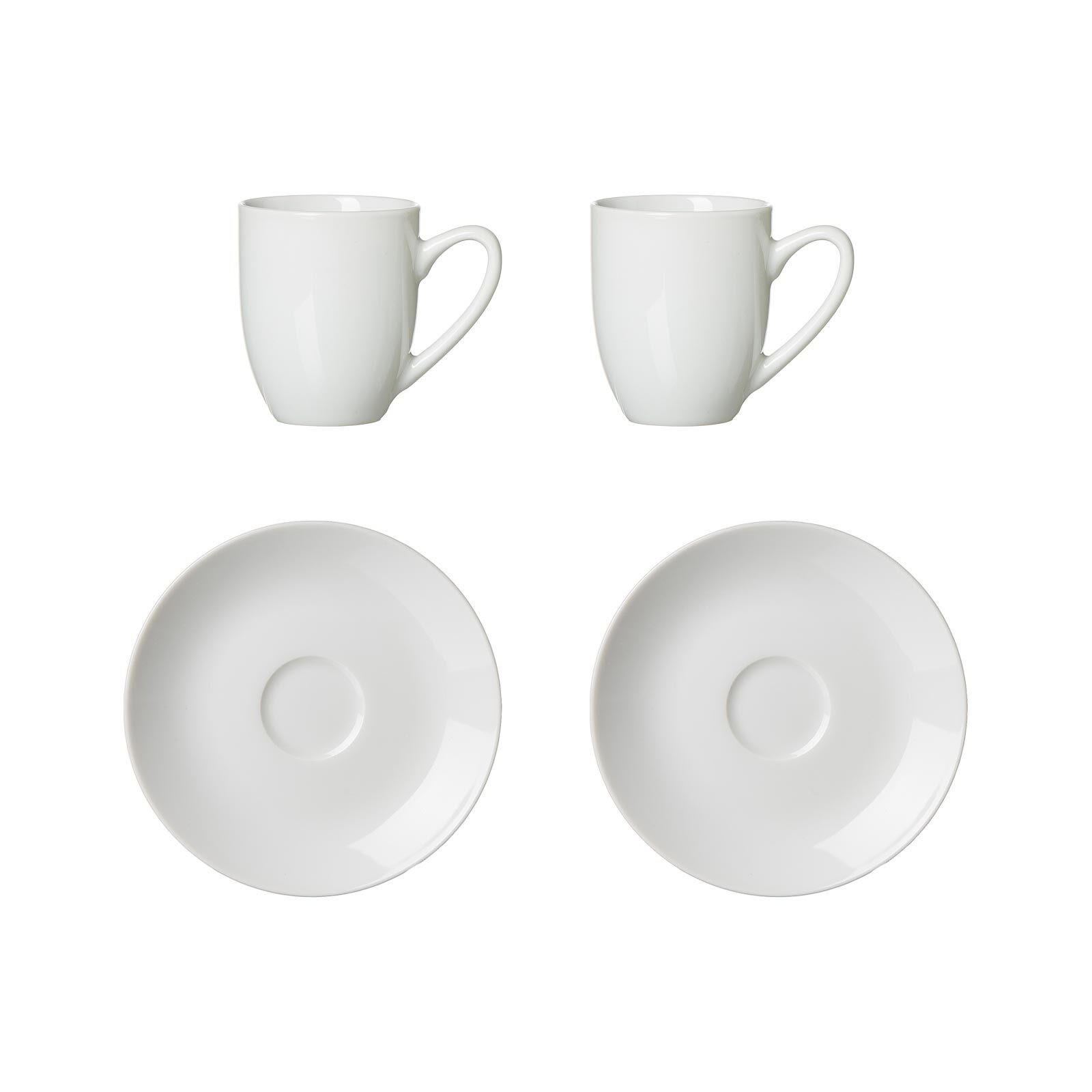 ESPRESSOSET Bianco weiß 4er Set - Weiß, Keramik (1/1/1cm) - Ritzenhoff Breker
