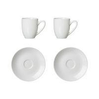 ESPRESSOSET Bianco weiß 4er Set - Weiß, Keramik (1/1/1cm) - Ritzenhoff Breker
