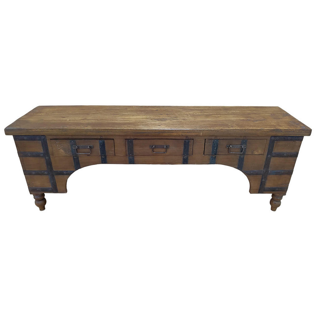 TV-LOWBOARD aus Holz, 175x45x57cm - Braun, Holz (175/57/45cm) - Wanderlust