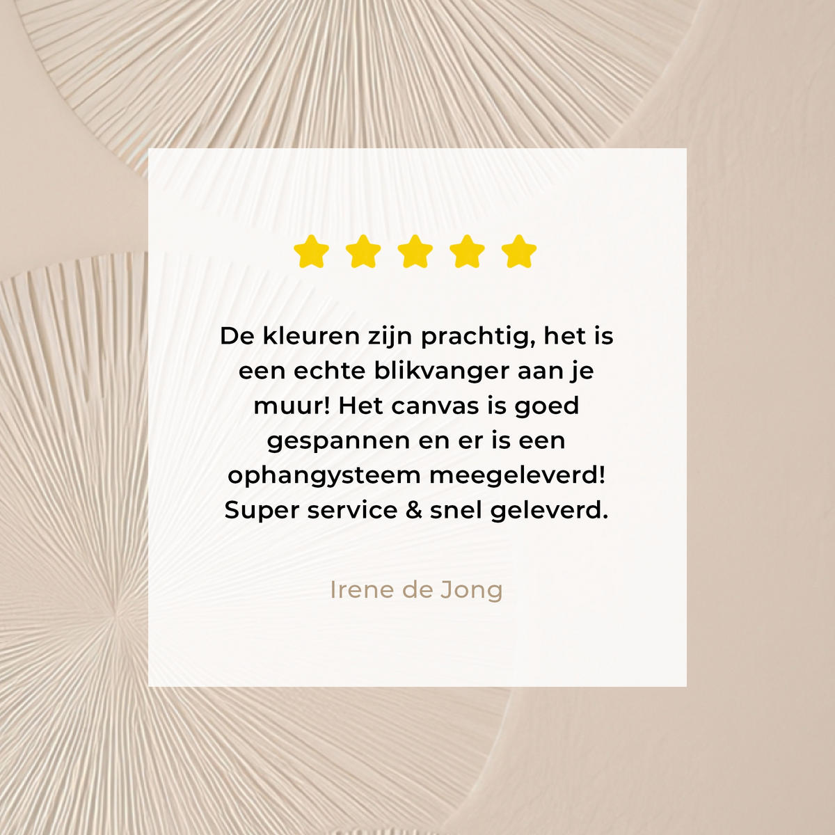 LEINWANDBILD Japandi - Beige - Modern Deko Groß 90x90 cm - Ecru, Textil (90/90cm) - MuchoWow