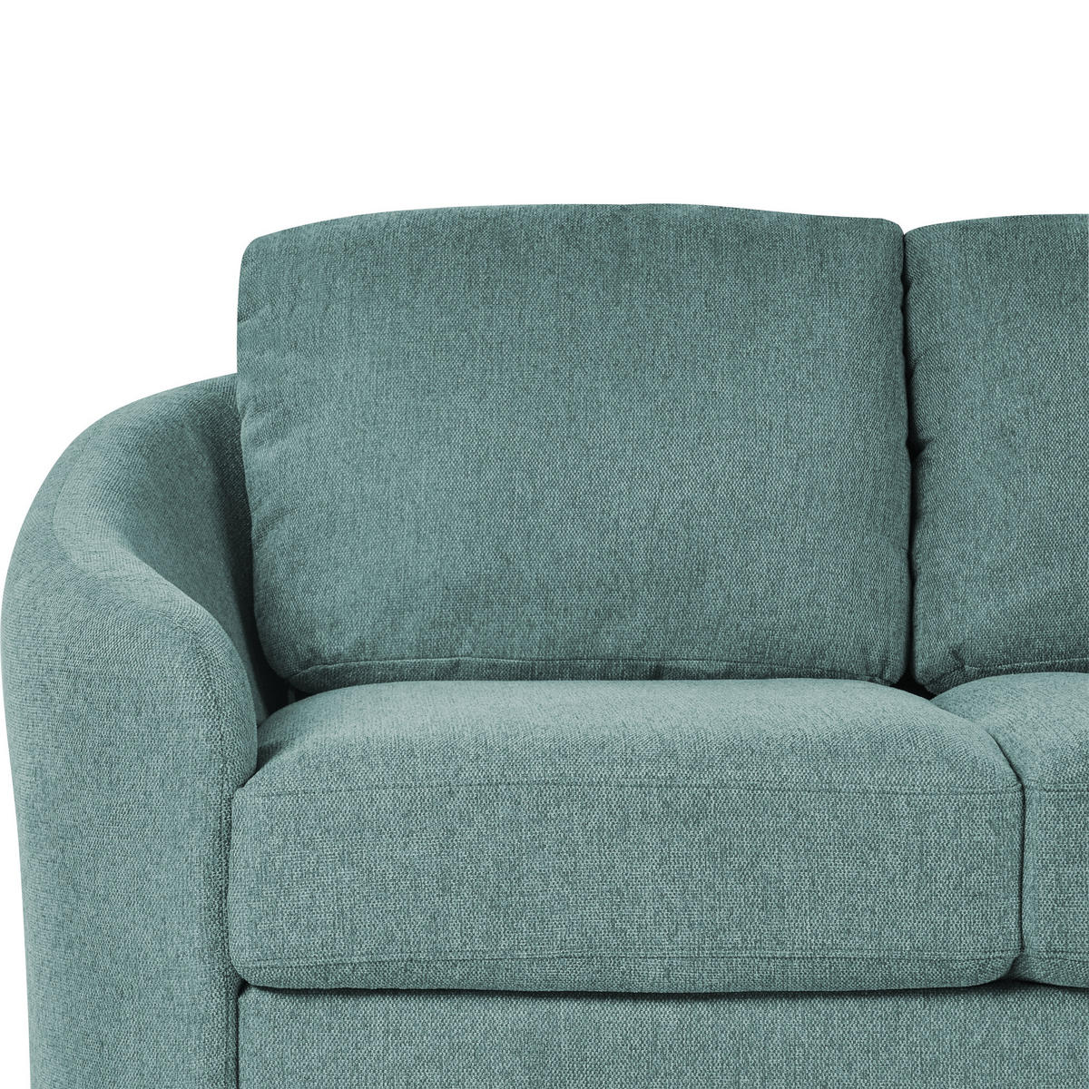 2-SITZER-SOFA Polsterbezug Mintgrün Trosa - Mintgrün, Textil (153/88/86cm) - Beliani