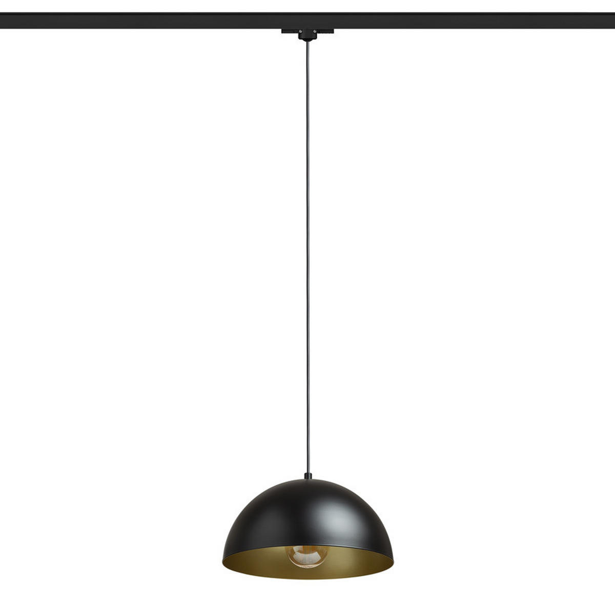 DECKENLEUCHTE GLADYS 30 Schwarz 15 W - Schwarz, Metall (30/30/20cm) - Rendl