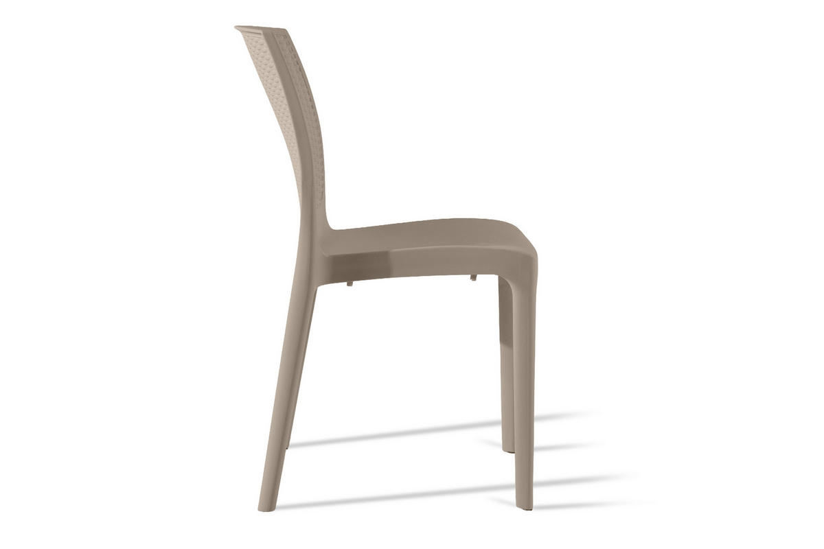 GARTENSTUHL RANTU 2-tlg, Beige - Beige, Kunststoff (45/84/55cm) - KONSIMO®