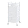 ROLLWAGEN Sunndal - Weiß, Metall (27/64.5/27cm) - [en.casa]