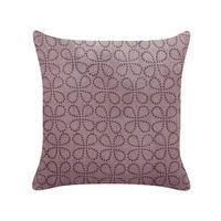 DEKOKISSEN Rosa 45/45 cm Larkspur - Pink, Textil (45/45cm) - Beliani