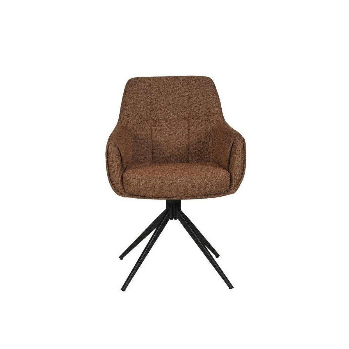 DREHSTÜHLE 2-er SET/ LINEA - Braun - Braun, Textil (60/87/58cm) - Weber Industries
