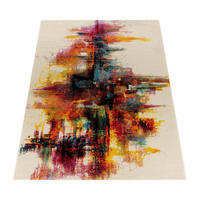 KURZFLORTEPPICH, abstrakt, aus Polypropylen, Florhöhe 12 mm, Mehrfarbig, 200 x 290 cm - Multicolor, Textil (200/290cm) - KADIMA DESIGN