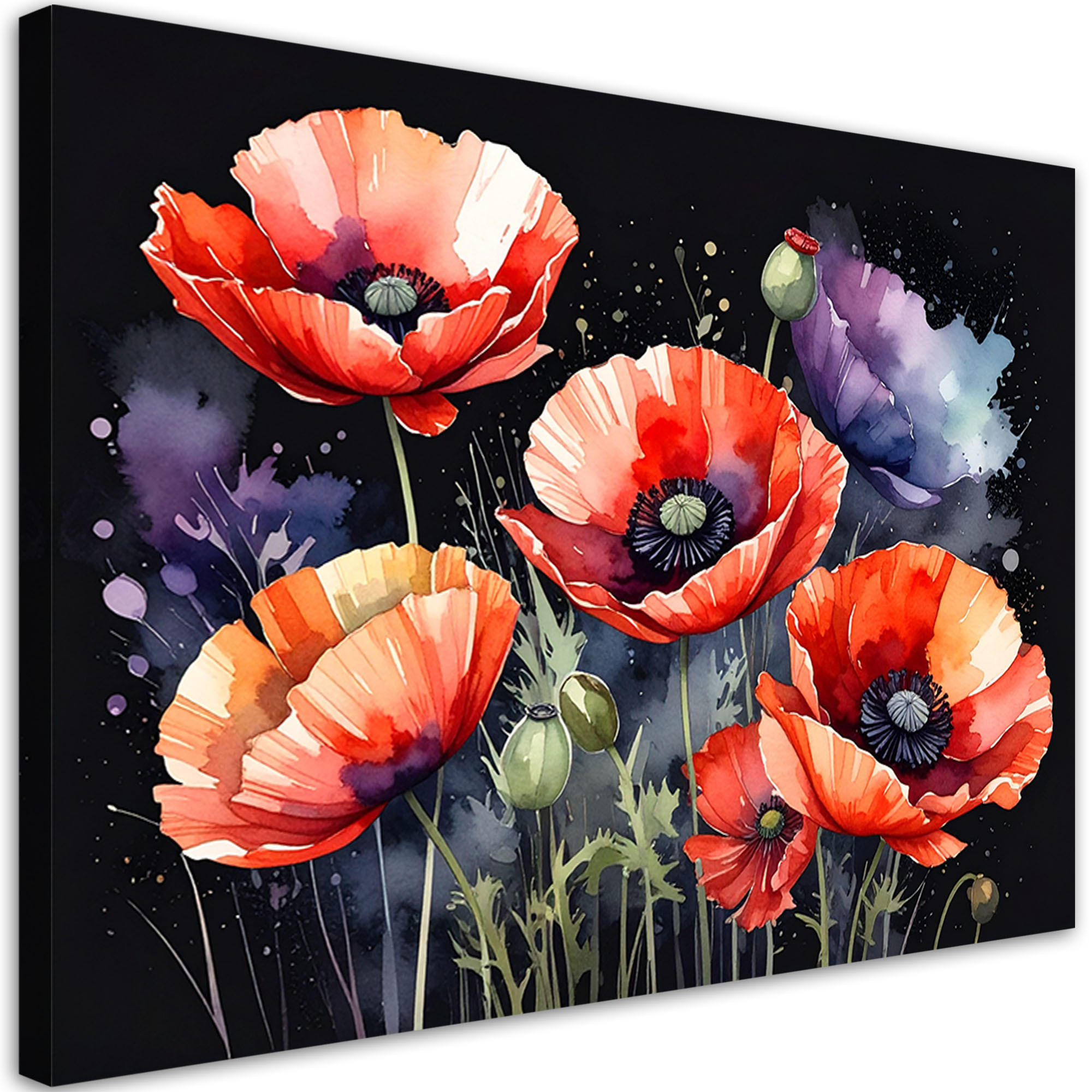 Feeby Leinwandbild, Mehrfarbig 45x30 cm