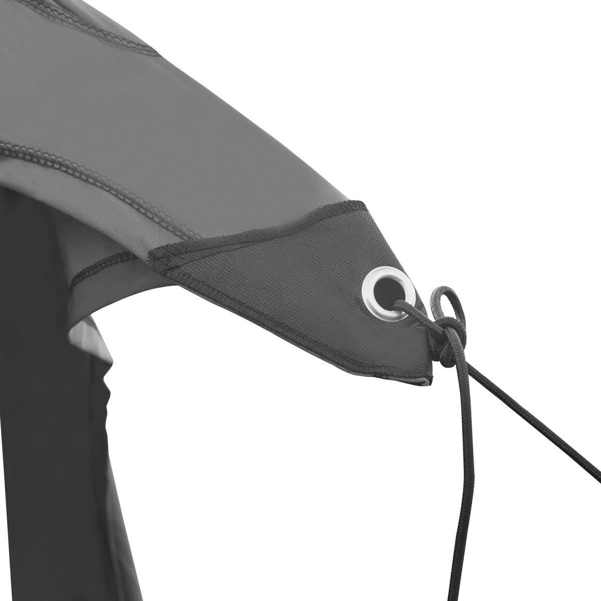 STRANDZELT Bernheze - Grau, Textil/Metall (270/270cm) - pro.tec