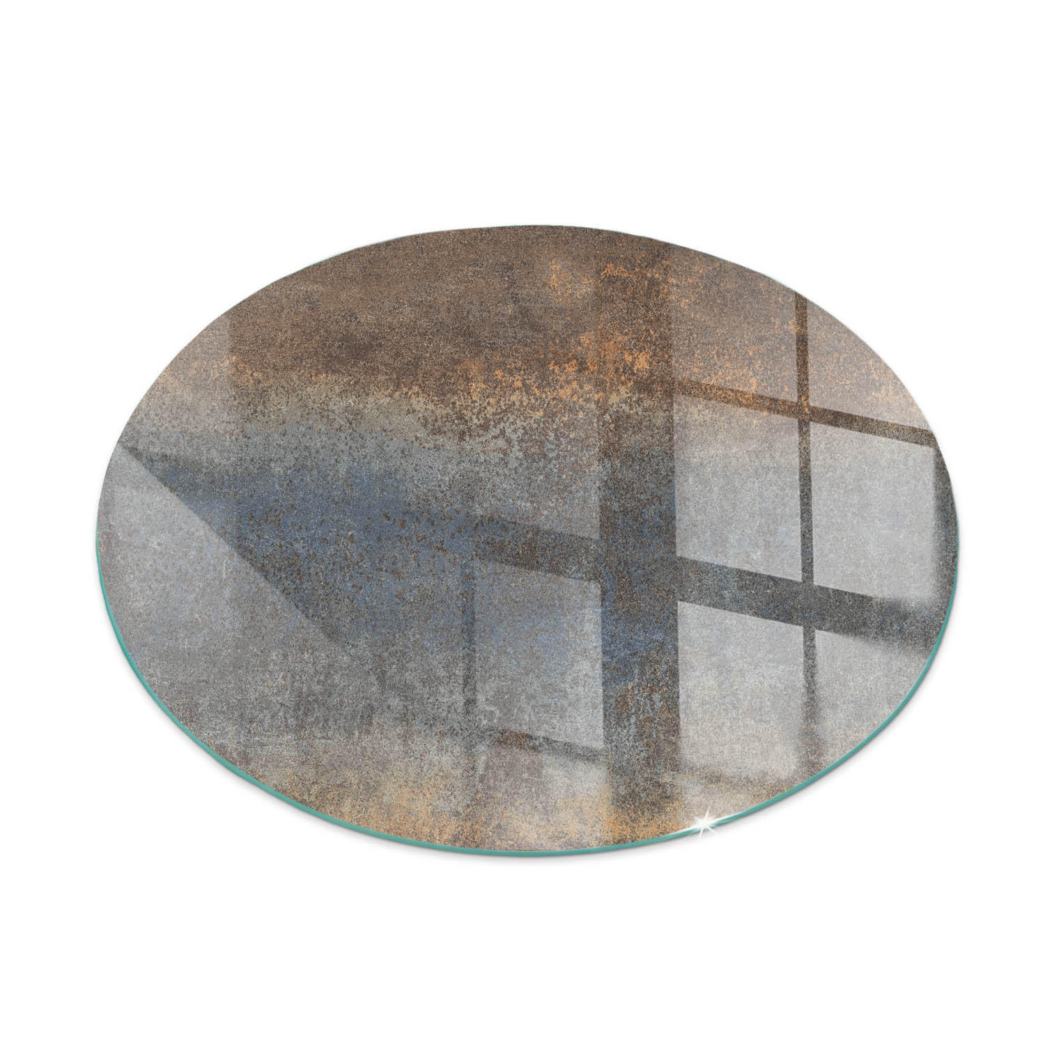 ArtPrintCave Glasplatte Braun 70x70x0.4 cm