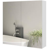 SPIEGELSCHRANK Weiß 60/15/60 cm - Weiß, Holzwerkstoff (60/60/15cm) - PANGIVO