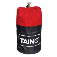GASFLASCHENABDECKUNG 8kg - Schwarz, Textil (22.5/45/22.5cm) - TAINO