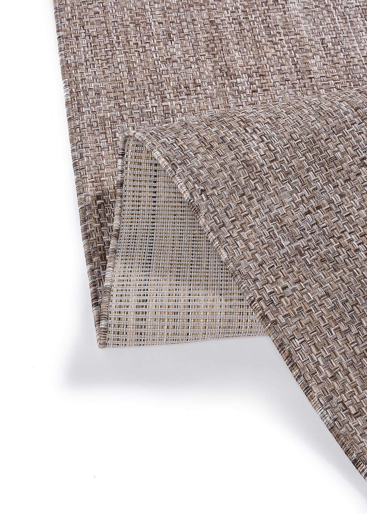TEPPICH YUCANA Braun Outdoor Flachgewebe 160/230 cm - Braun, Textil (160/230cm) - Tapiso