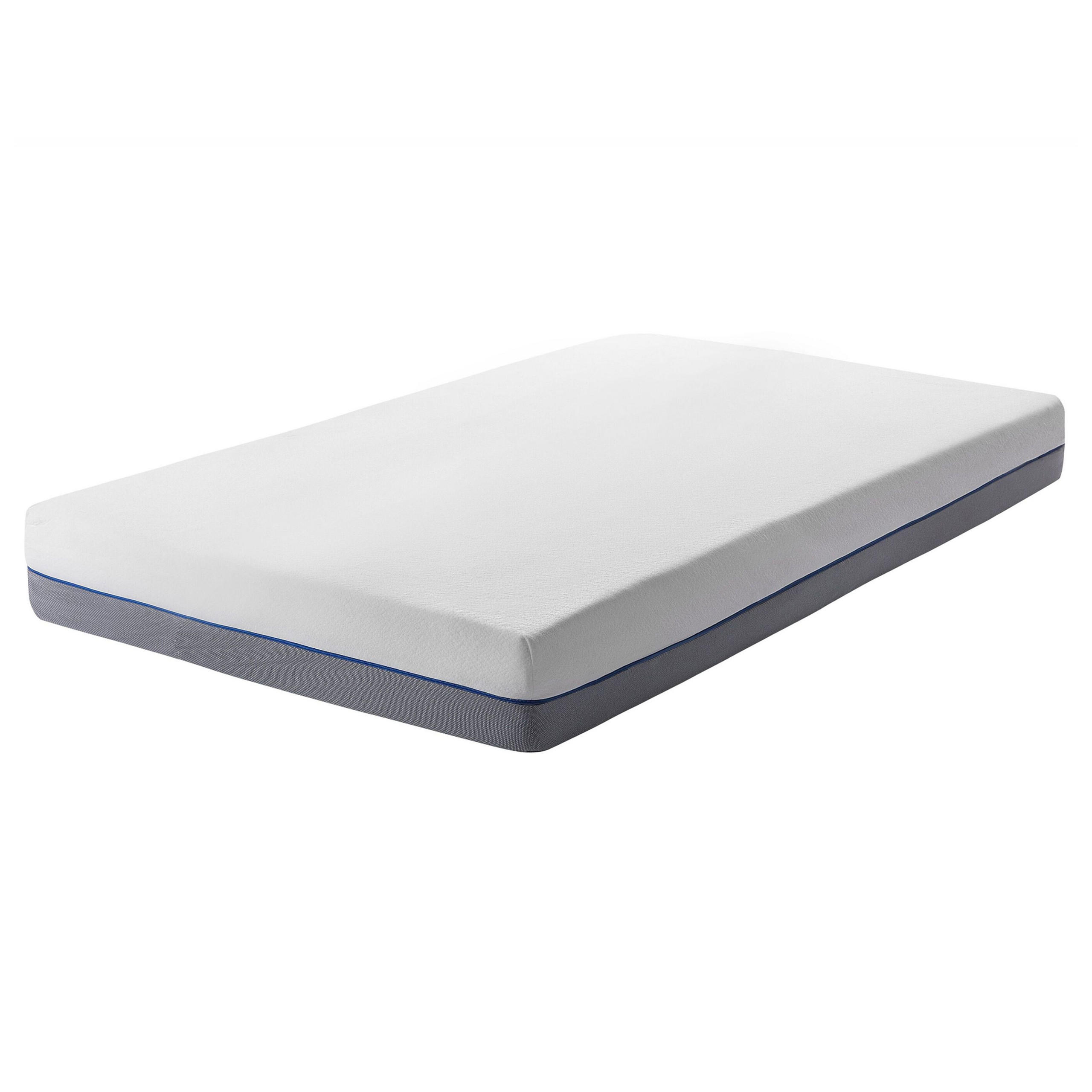 MATRATZE Memory Foam hart 80/200/20 cm Glee - Weiß, Textil (80/200cm) - Beliani