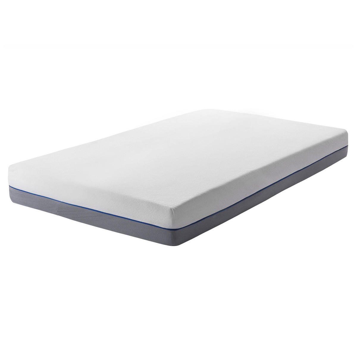 MATRATZE Memory Foam hart 80/200/20 cm Glee - Weiß, Textil (80/200cm) - Beliani