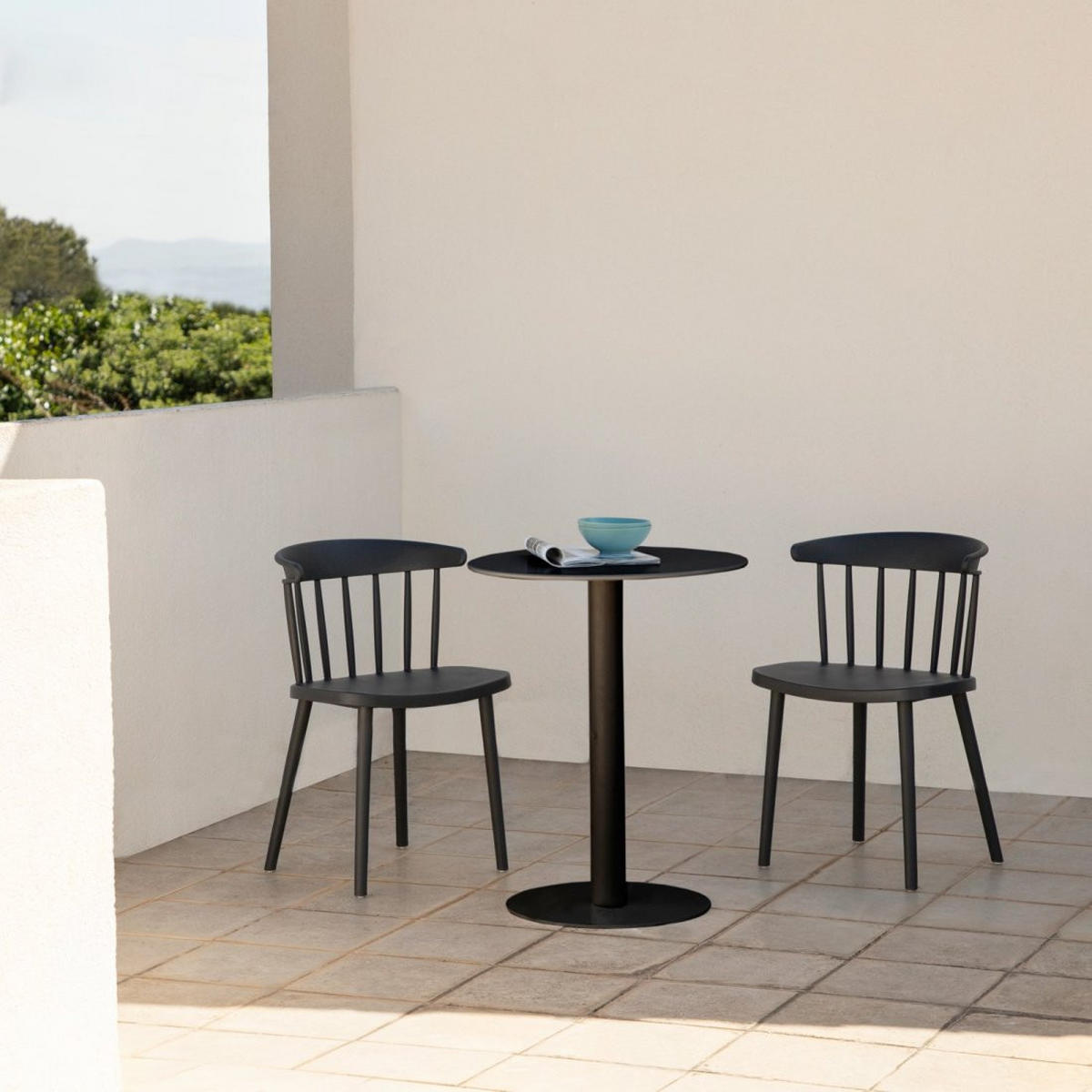 ESSTISCH Thule Grau 60 cm x 76 cm - Grau, Metall (60/60/76cm)