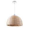 PENDELLEUCHTE Hugo Pd1 Gogo - Beige/Weiß, Metall (36/36/25.5cm) - Paco Home