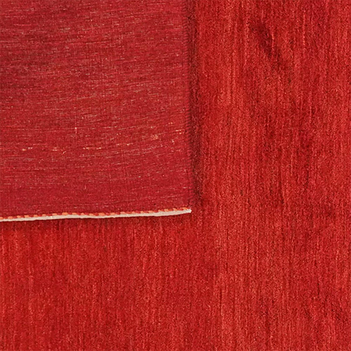 GABBEH-TEPPICH handgeknüpft Rizbaf Rot 239/170 cm Schurwolle - Rot, Textil (170/239cm) - Looma