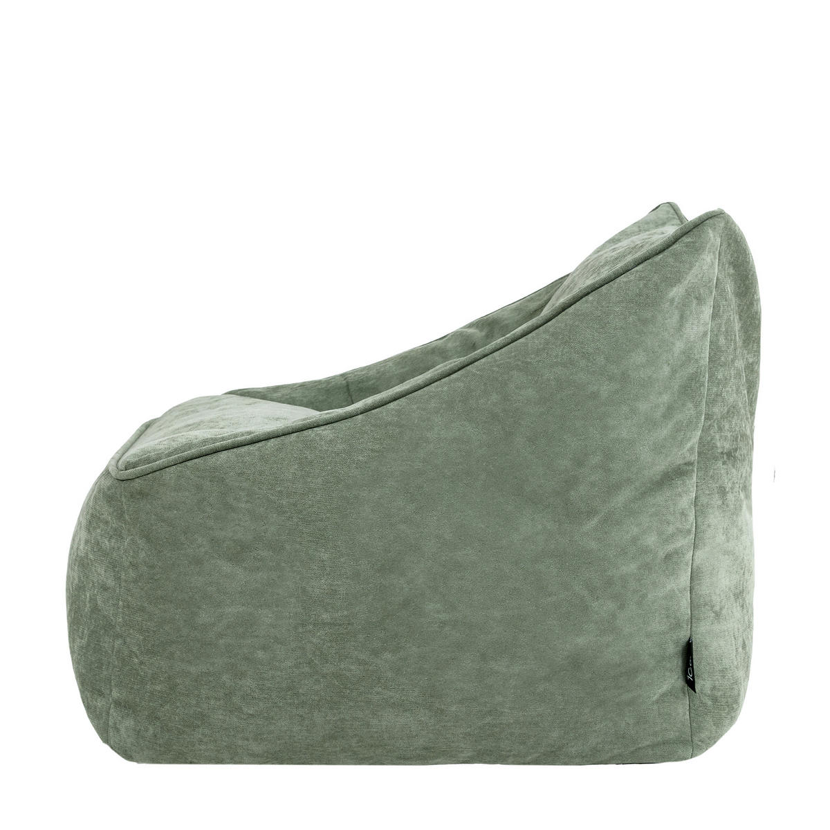 SITZSACK Sessel Chenille Natalia - Salbeigrün, Kunststoff/Textil (100/80/88cm) - icon