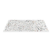 DUSCHWANNE - 120 cm x 90 cm - harz - blau, weiß Mirnosa - Blau/Weiß, Kunststoff (90cm) - Vente-Unique
