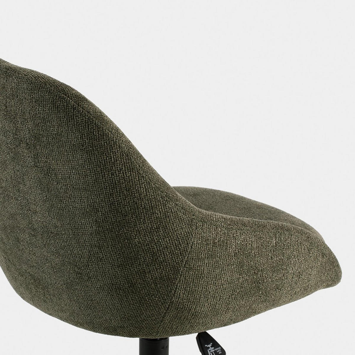 SCHREIBTISCHSTUHL Ania Grün 57 cm x 78-87 cm - Grün, Metall (57/78/61cm)