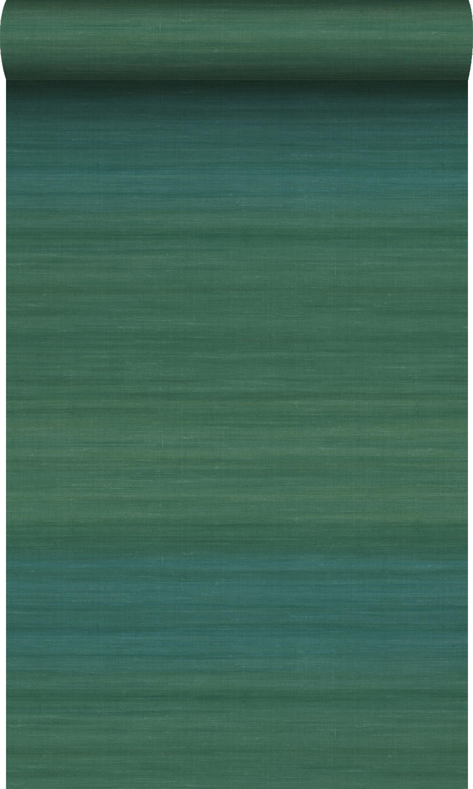 TAPETE Gewebeoptik mit Farbverlauf 53 cm x 10.05 m - Grün, Papier (53/1000cm) - Origin Wallcoverings