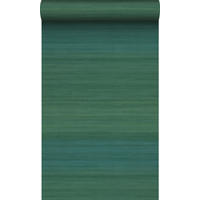 TAPETE Gewebeoptik mit Farbverlauf 53 cm x 10.05 m - Grün, Papier (53/1000cm) - Origin Wallcoverings