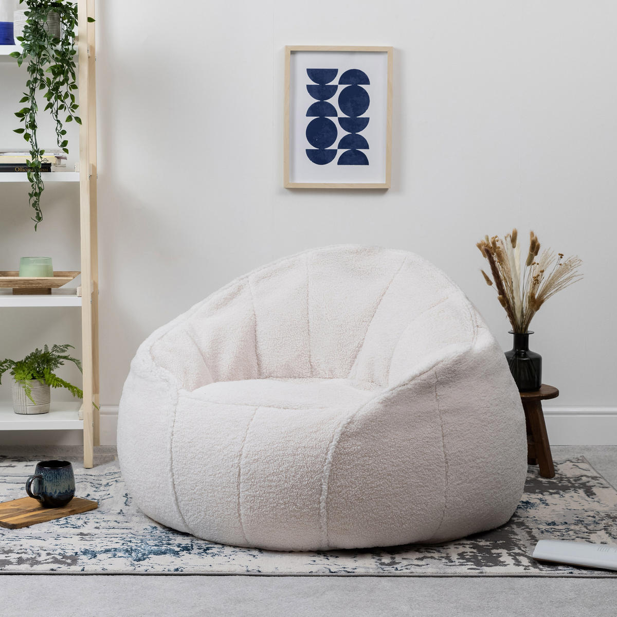 SITZSACK Sessel Riviera - Creme, Kunststoff (95/75/90cm) - icon