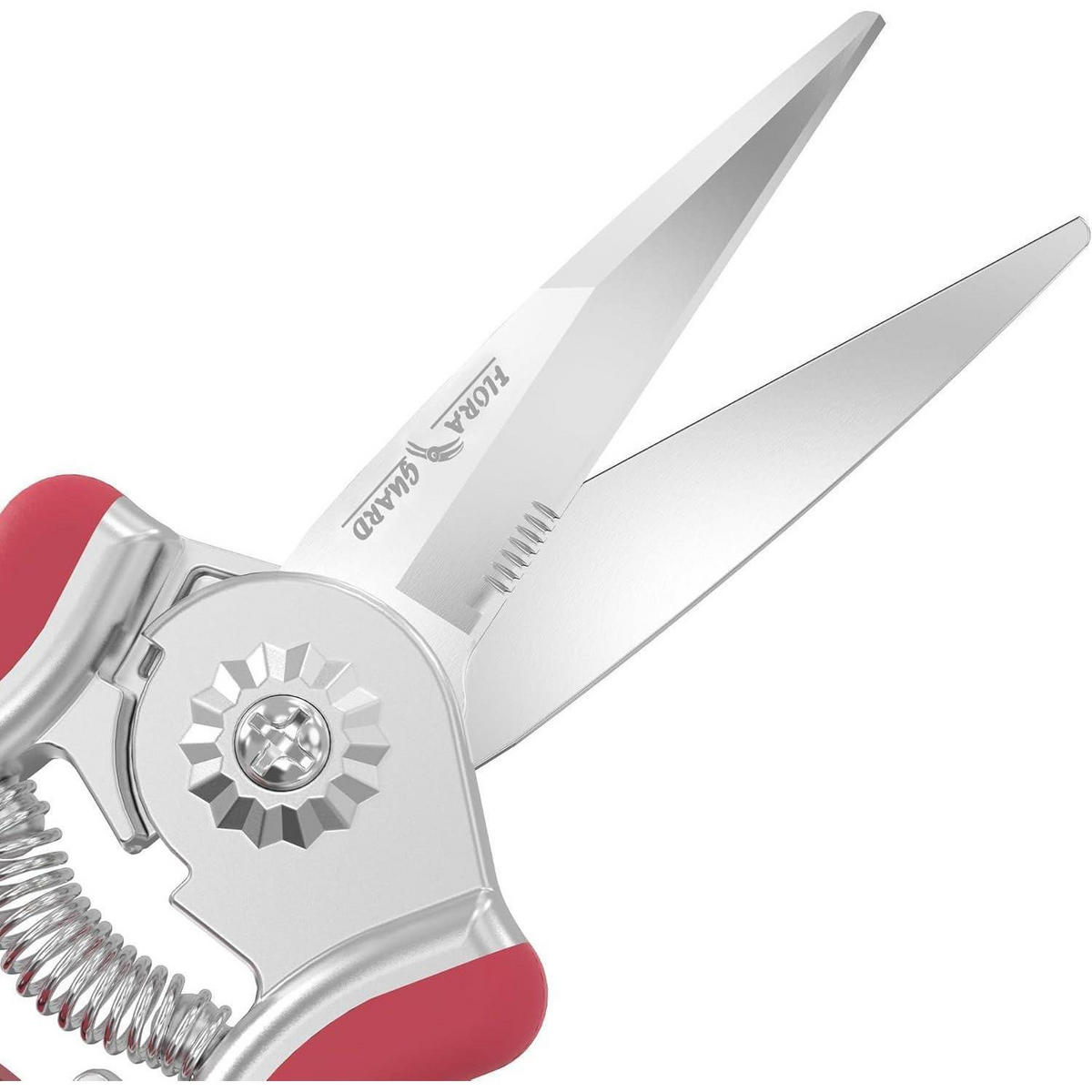 GARTENSCHERE 16,5 cm mit Soft-Touch-Griff Rot - Rot, Metall (6/1.5/16.5cm)