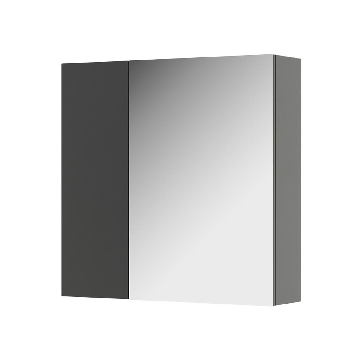 KOUPELNOVÁ ZRCADLOVÁ SKŘÍŇKA Leopold Antracit - antracitová, kompozitní dřevo (60/59.2/16.4cm) - Vicco