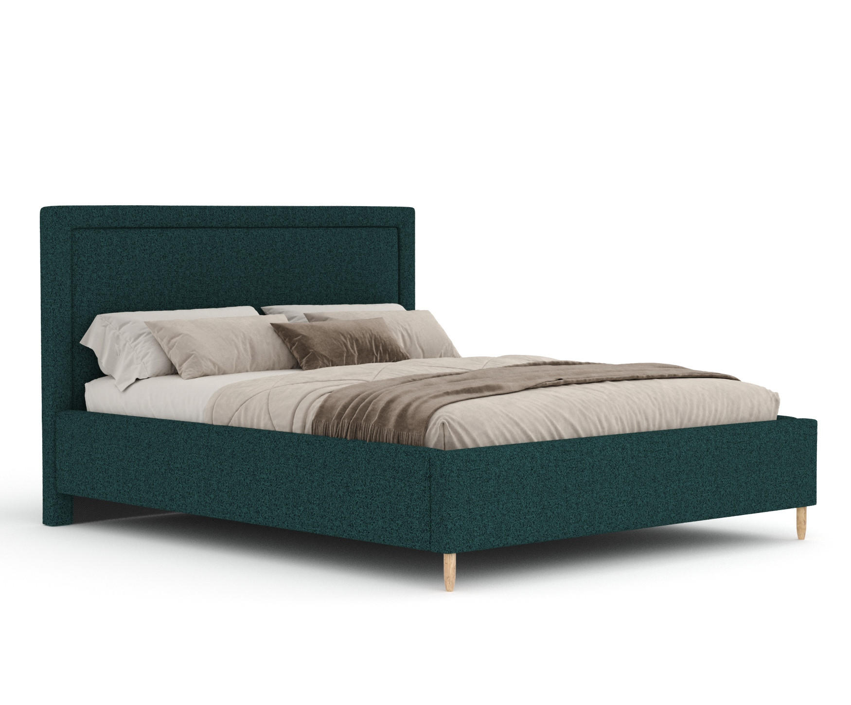 Maison de Reve Polsterbett Grün 180x200 cm