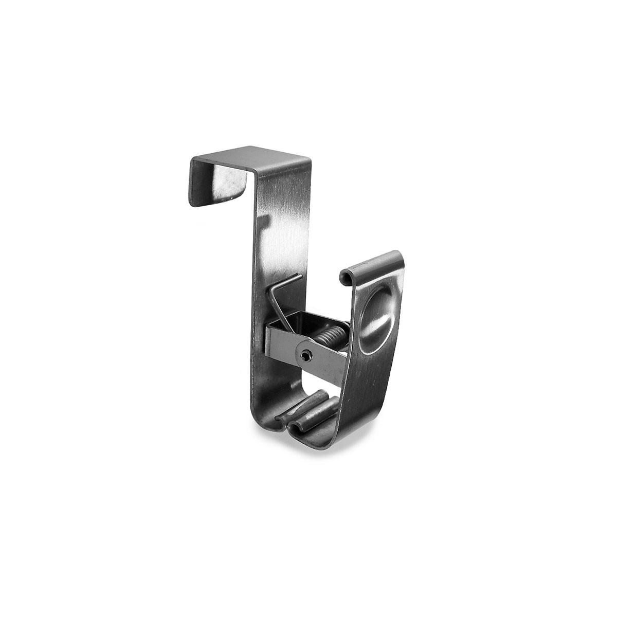 HANDDUKSHÄNGARE i rostfritt stål för låda - Set om 4 - Silverfärgad, Metall (2.5/7.2/5cm) - Calicosy