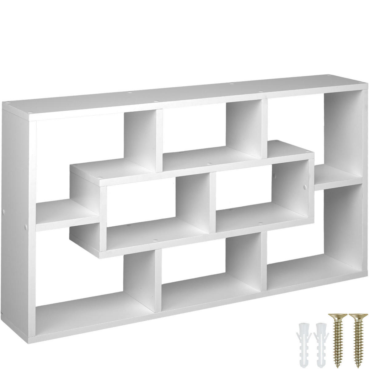 WANDREGAL Kassandra,85 x 48 x 16 cm,weiß - Weiß, Holz (48/16/85cm) - tectake