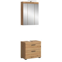 BADEZIMMER Vento 3-tlg. (B/H/T: ca. 60/191/34 cm) in Artisan Eiche /Artisan Eiche - Eiche Artisan, Holz (60/191/34cm)