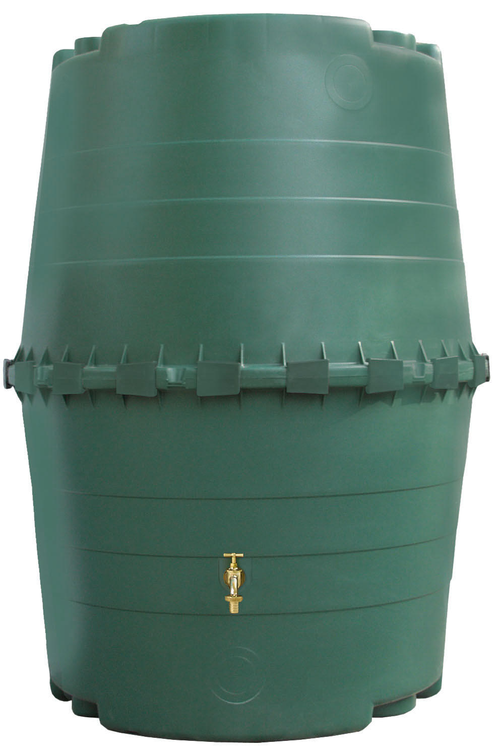 TOP-TANK Regentonne 1300 L, dunkelgrün - Grün, Kunststoff (118/156/120cm) - GARANTIA