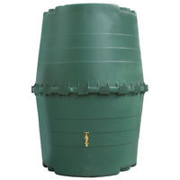 TOP-TANK Regentonne 1300 L, dunkelgrün - Grün, Kunststoff (118/156/120cm) - GARANTIA