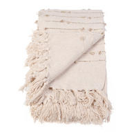 TAGESDECKE Golden Sunset 125/150 cm - Weiß, Naturmaterialien (150/125cm) - Douceur d´intérieur