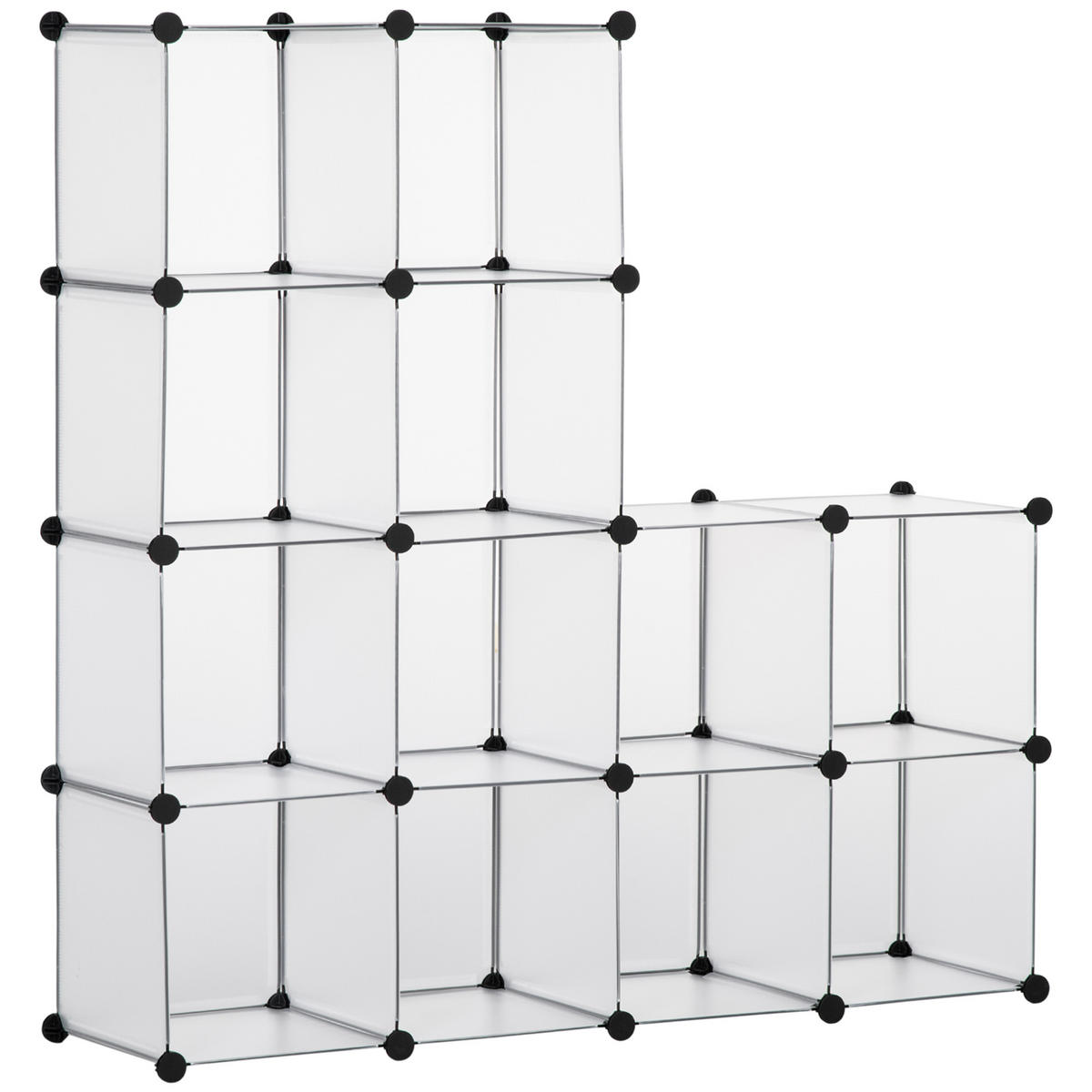 SCHUHREGAL Transparent 1Stück - Transparent, Kunststoff (32/125/125cm) - GiPP